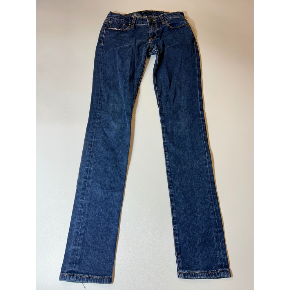 Vigoss Studio The Jagger Super Skinny Women's Size 3/4 27 Blue Denim Jeans